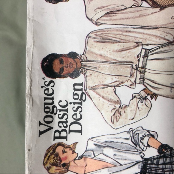 Vintage Vogue's Basic Design Pattern 1199-size14- cut- pants pattern - Picture 2 of 9